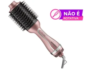 Escova Secadora Mondial ES-02-BI 1200W - 3 Níveis de Temperatura Tourmaline Íon